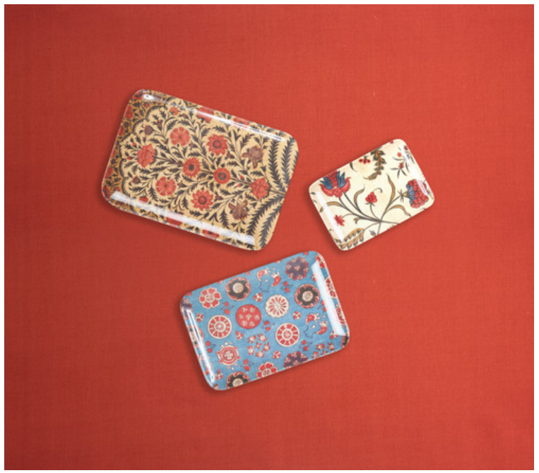 Kalamkari Melamine Tray - Medium