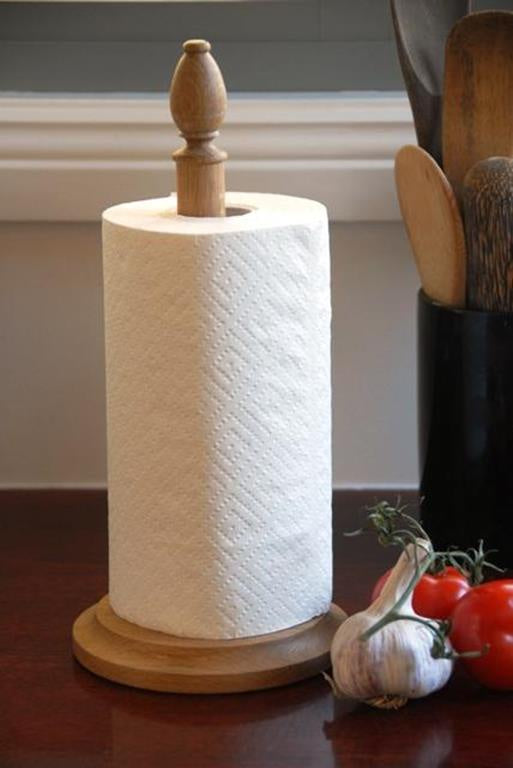 Kitchen Roll Stand  - Oak