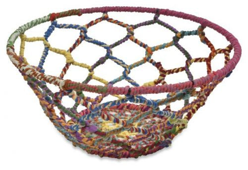 Amita fabric open weave bowl - Large