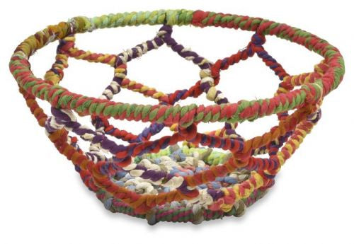 Amita fabric open weave bowl - Small