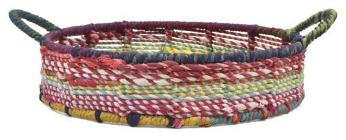 Amita fabric woven tray - Large