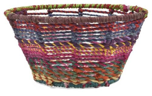Amita closed weave fabric bowl - Medium